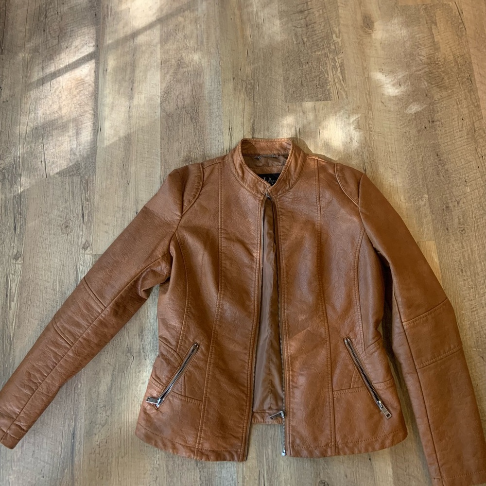 LA Coailition Vegan leather jacket